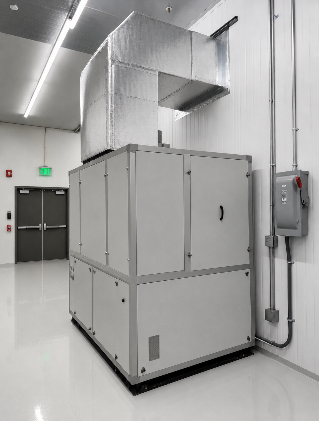 Yield Logic HVACD unit installed in a cultivation facility